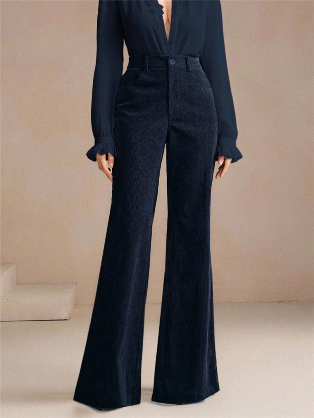 High-Waisted Flare Pants